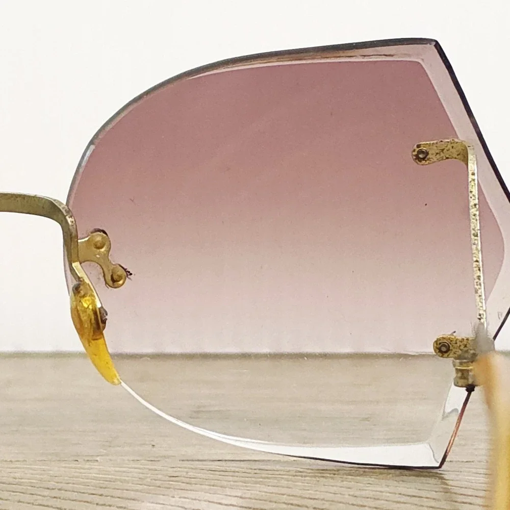 Vintage 70's Ferrari Oversized Sunglasses Gradient Lenses